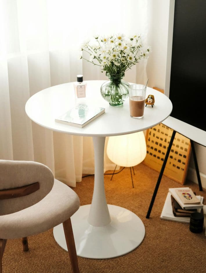 Seating at small table